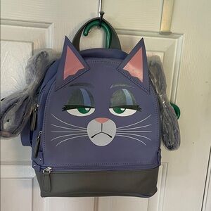 Universal Studios Purple and Gray Mini Backpack Secret life of pets